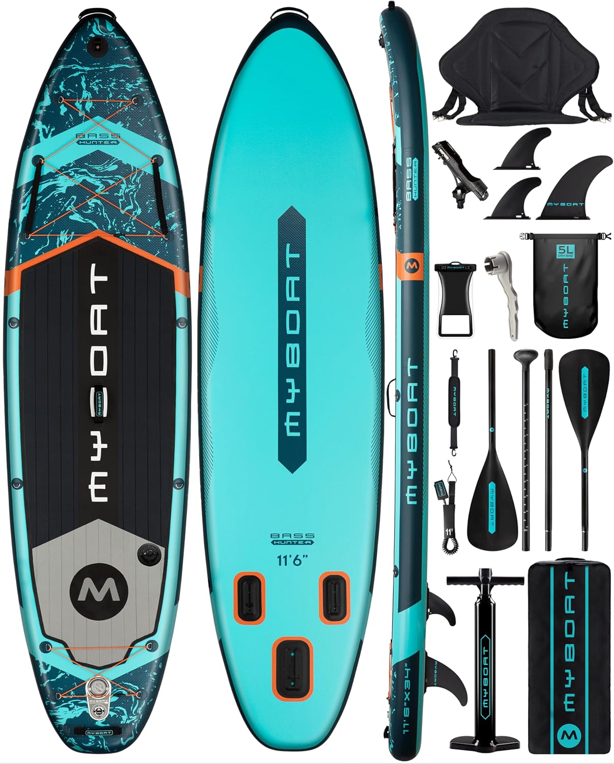 MyBoat Fishing Paddle Board with Camera Mount