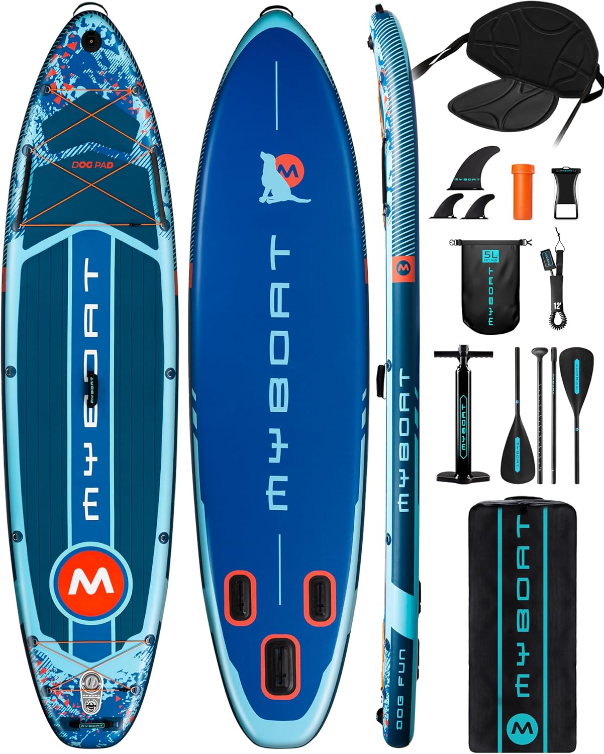 MyBoat Blue Paddle Board