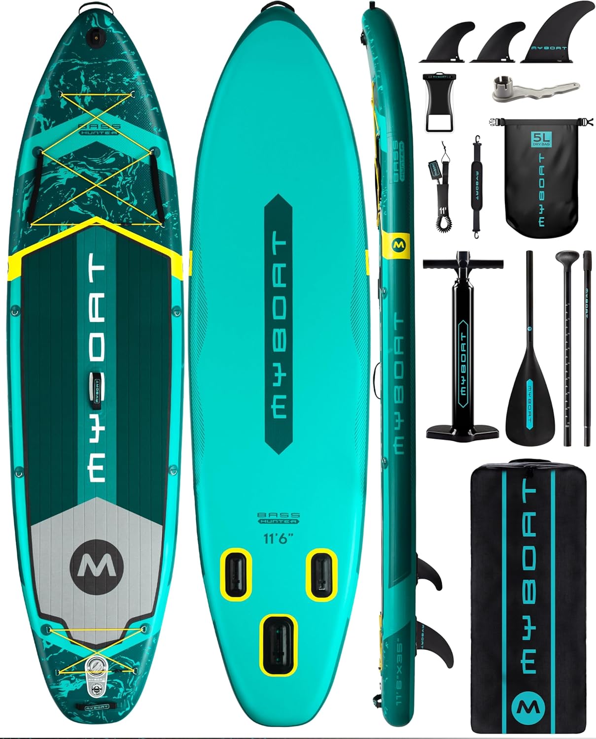 MyBoat Green Paddle Board