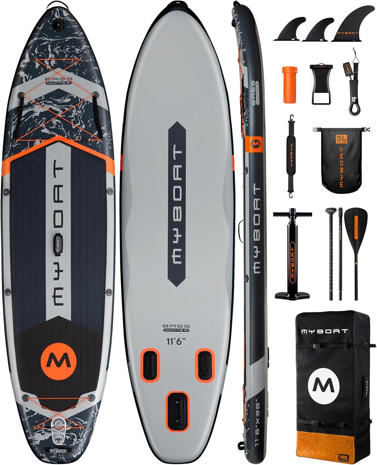 MyBoat Grey Paddle Board